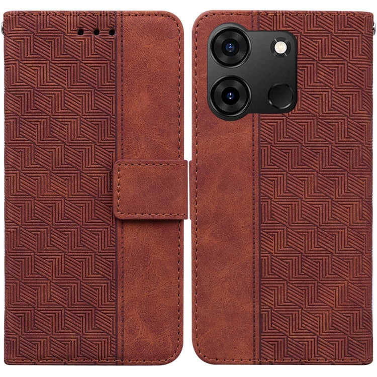 Geometric Embossed Leather Phone Case, For Infinix Note 40 5G, For Infinix GT 20 Pro, For Infinix Note 40 Pro 5G / 40 Pro 4G, For Infinix Note 40 Pro+, For Infinix Note 40 4G, For Infinix Hot 40 / 40 Pro, For Infinix Smart 7 India / 7 Plus             ...