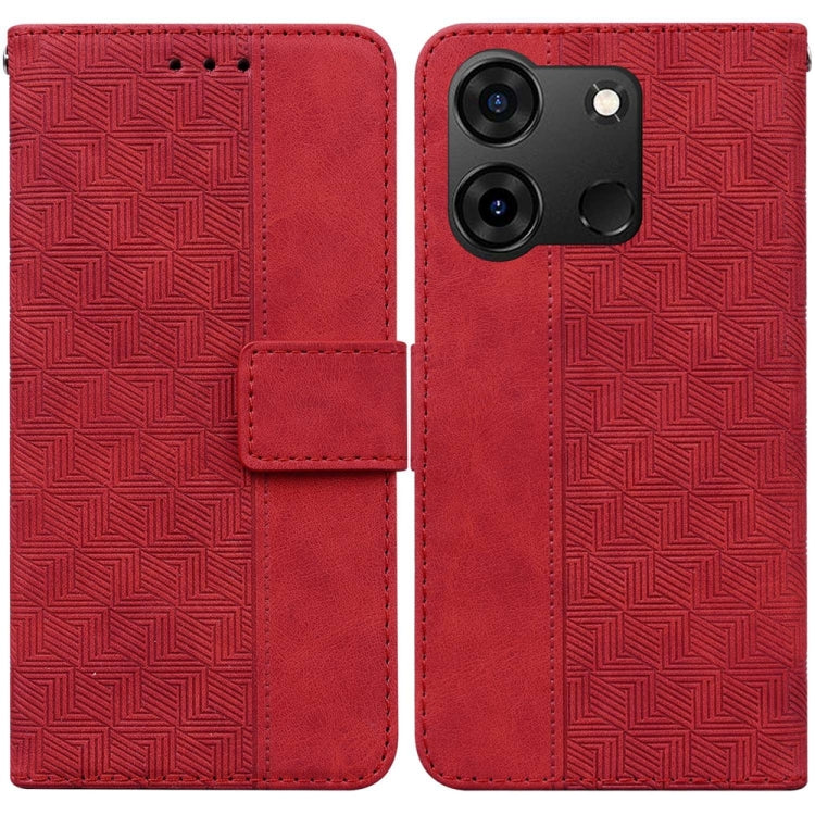 Geometric Embossed Leather Phone Case, For Infinix Note 40 5G, For Infinix GT 20 Pro, For Infinix Note 40 Pro 5G / 40 Pro 4G, For Infinix Note 40 Pro+, For Infinix Note 40 4G, For Infinix Hot 40 / 40 Pro, For Infinix Smart 7 India / 7 Plus             ...