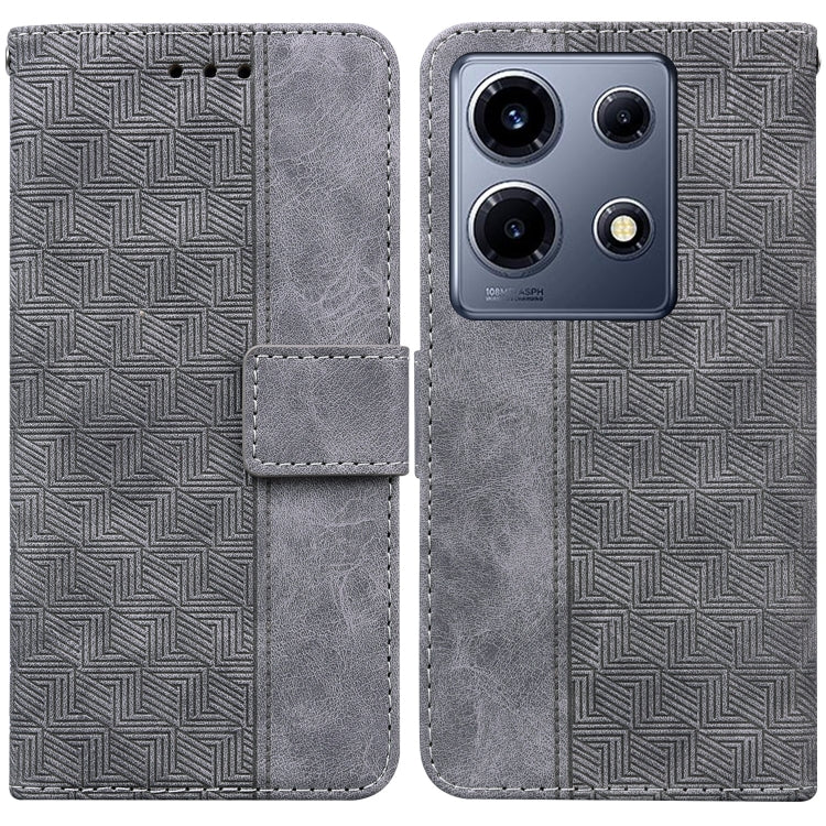 Geometric Embossed Leather Phone Case, For Infinix Note 30i, For Infinix Note 30 Pro, For Infinix Note 30, For Infinix Note 30 VIP, For Infinix Hot 30 Play, For Infinix Hot 30i, For Infinix Hot 30, For Infinix Smart 7 African