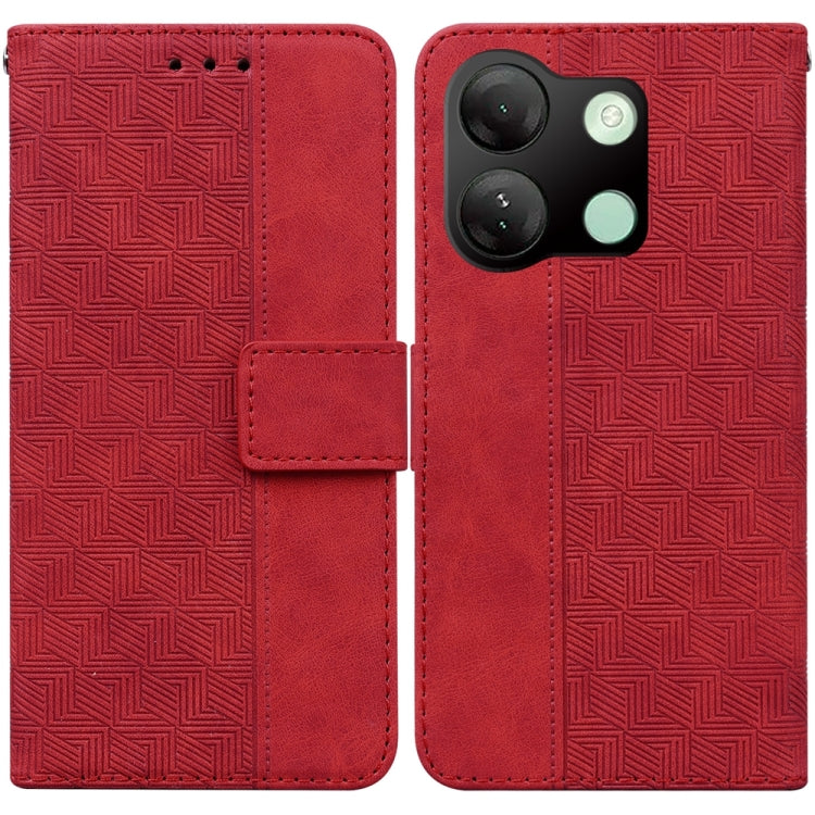 Geometric Embossed Leather Phone Case, For Infinix Note 40 5G, For Infinix GT 20 Pro, For Infinix Note 40 Pro 5G / 40 Pro 4G, For Infinix Note 40 Pro+, For Infinix Note 40 4G, For Infinix Hot 40 / 40 Pro, For Infinix Smart 7 India / 7 Plus             ...