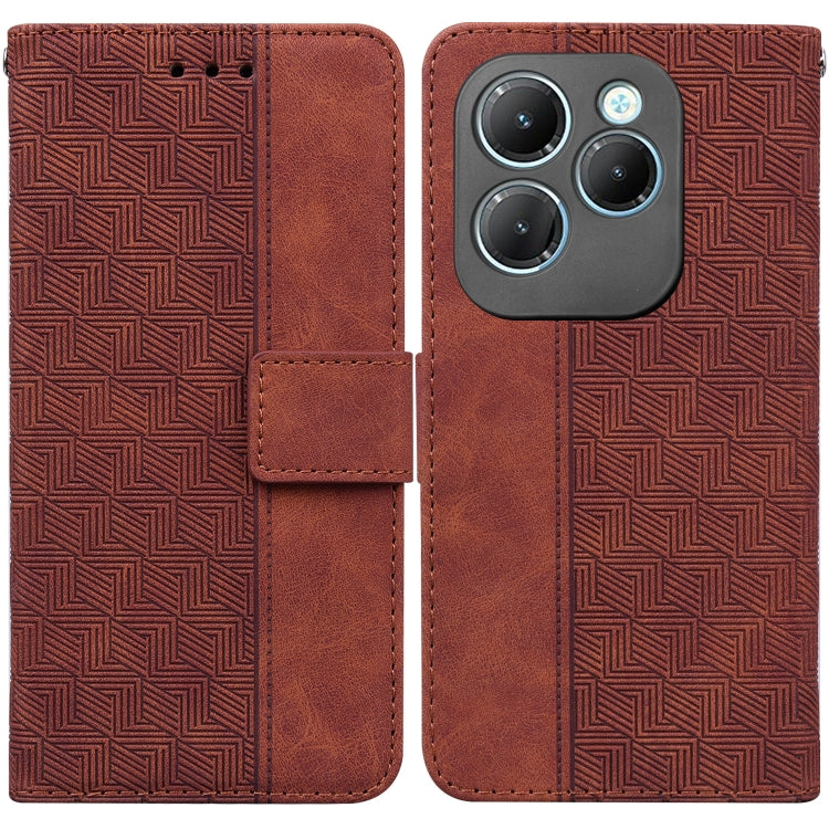Geometric Embossed Leather Phone Case, For Infinix Note 40 5G, For Infinix GT 20 Pro, For Infinix Note 40 Pro 5G / 40 Pro 4G, For Infinix Note 40 Pro+, For Infinix Note 40 4G, For Infinix Hot 40 / 40 Pro, For Infinix Smart 7 India / 7 Plus             ...