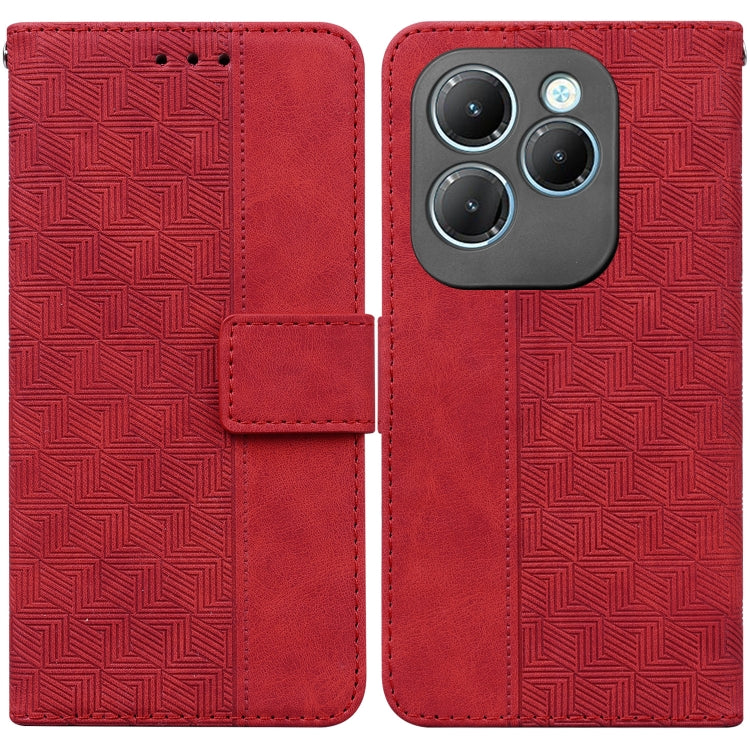 Geometric Embossed Leather Phone Case, For Infinix Note 40 5G, For Infinix GT 20 Pro, For Infinix Note 40 Pro 5G / 40 Pro 4G, For Infinix Note 40 Pro+, For Infinix Note 40 4G, For Infinix Hot 40 / 40 Pro, For Infinix Smart 7 India / 7 Plus             ...
