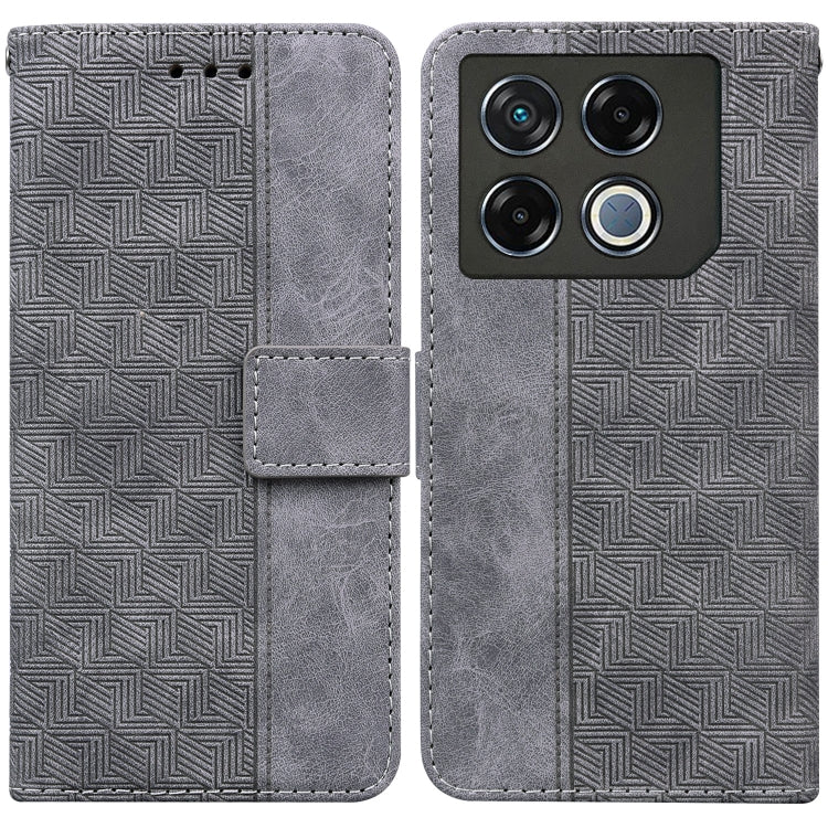 Geometric Embossed Leather Phone Case, For Infinix Note 40 5G, For Infinix GT 20 Pro, For Infinix Note 40 Pro 5G / 40 Pro 4G, For Infinix Note 40 Pro+, For Infinix Note 40 4G, For Infinix Hot 40 / 40 Pro, For Infinix Smart 7 India / 7 Plus             ...