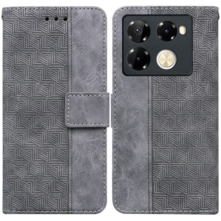 Geometric Embossed Leather Phone Case, For Infinix Note 40 5G, For Infinix GT 20 Pro, For Infinix Note 40 Pro 5G / 40 Pro 4G, For Infinix Note 40 Pro+, For Infinix Note 40 4G, For Infinix Hot 40 / 40 Pro, For Infinix Smart 7 India / 7 Plus             ...