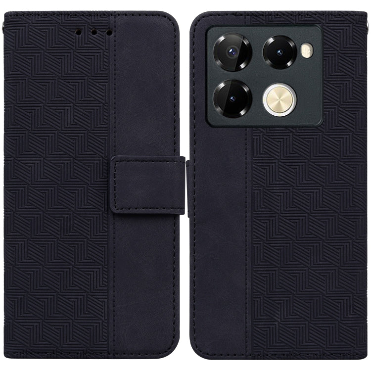 Geometric Embossed Leather Phone Case, For Infinix Note 40 5G, For Infinix GT 20 Pro, For Infinix Note 40 Pro 5G / 40 Pro 4G, For Infinix Note 40 Pro+, For Infinix Note 40 4G, For Infinix Hot 40 / 40 Pro, For Infinix Smart 7 India / 7 Plus             ...