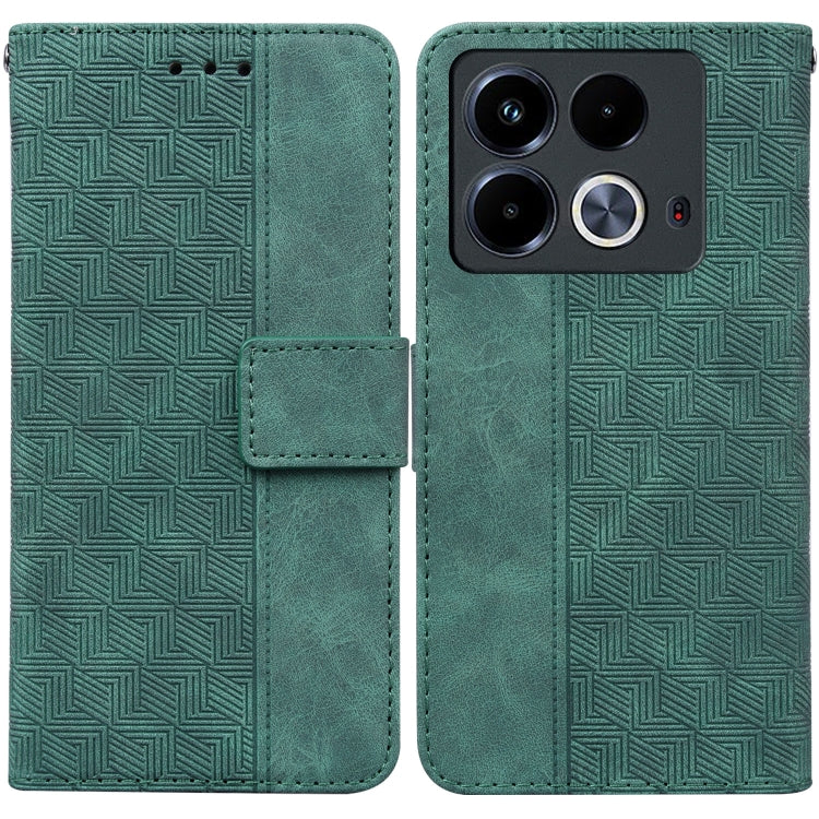 Geometric Embossed Leather Phone Case, For Infinix Note 40 5G, For Infinix GT 20 Pro, For Infinix Note 40 Pro 5G / 40 Pro 4G, For Infinix Note 40 Pro+, For Infinix Note 40 4G, For Infinix Hot 40 / 40 Pro, For Infinix Smart 7 India / 7 Plus             ...