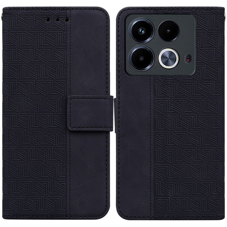 Geometric Embossed Leather Phone Case, For Infinix Note 40 5G, For Infinix GT 20 Pro, For Infinix Note 40 Pro 5G / 40 Pro 4G, For Infinix Note 40 Pro+, For Infinix Note 40 4G, For Infinix Hot 40 / 40 Pro, For Infinix Smart 7 India / 7 Plus             ...