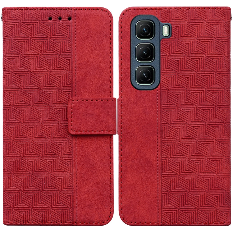Geometric Embossed Leather Phone Case, For Infinix Note 50 Pro+, For Infinix Note 50 4G / Note 50 Pro 4G, For Infinix Hot 50 Pro 4G, For Infinix Hot 50i / Smart 9, For Infinix Hot 50 Pro+ 4G, For Infinix Hot 50 4G, For Infinix Hot 50 5G                ...
