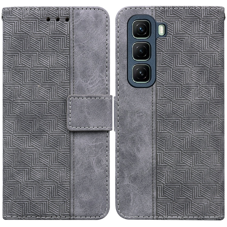 Geometric Embossed Leather Phone Case, For Infinix Note 50 Pro+, For Infinix Note 50 4G / Note 50 Pro 4G, For Infinix Hot 50 Pro 4G, For Infinix Hot 50i / Smart 9, For Infinix Hot 50 Pro+ 4G, For Infinix Hot 50 4G, For Infinix Hot 50 5G                ...