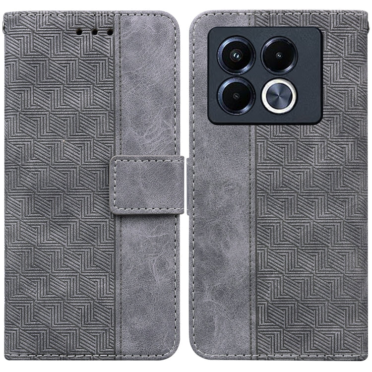 Geometric Embossed Leather Phone Case, For Infinix Note 40 5G, For Infinix GT 20 Pro, For Infinix Note 40 Pro 5G / 40 Pro 4G, For Infinix Note 40 Pro+, For Infinix Note 40 4G, For Infinix Hot 40 / 40 Pro, For Infinix Smart 7 India / 7 Plus             ...