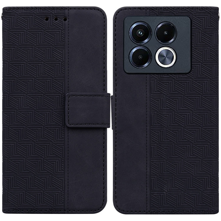 Geometric Embossed Leather Phone Case, For Infinix Note 40 5G, For Infinix GT 20 Pro, For Infinix Note 40 Pro 5G / 40 Pro 4G, For Infinix Note 40 Pro+, For Infinix Note 40 4G, For Infinix Hot 40 / 40 Pro, For Infinix Smart 7 India / 7 Plus             ...