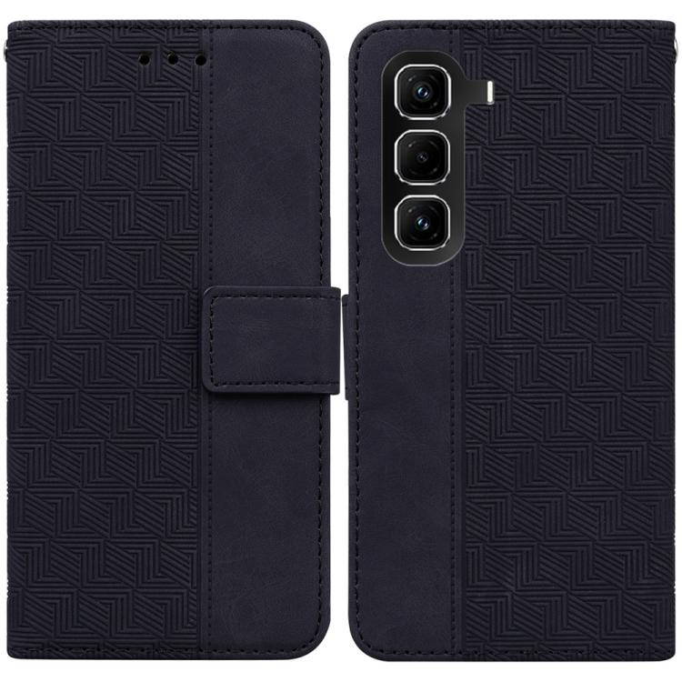 Geometric Embossed Leather Phone Case, For Infinix Note 50 Pro+, For Infinix Note 50 4G / Note 50 Pro 4G, For Infinix Hot 50 Pro 4G, For Infinix Hot 50i / Smart 9, For Infinix Hot 50 Pro+ 4G, For Infinix Hot 50 4G, For Infinix Hot 50 5G                ...