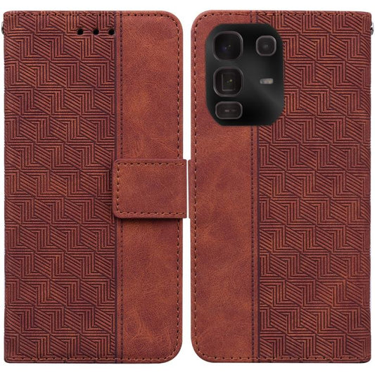 Geometric Embossed Leather Phone Case, For Infinix Note 50 Pro+, For Infinix Note 50 4G / Note 50 Pro 4G, For Infinix Hot 50 Pro 4G, For Infinix Hot 50i / Smart 9, For Infinix Hot 50 Pro+ 4G, For Infinix Hot 50 4G, For Infinix Hot 50 5G                ...