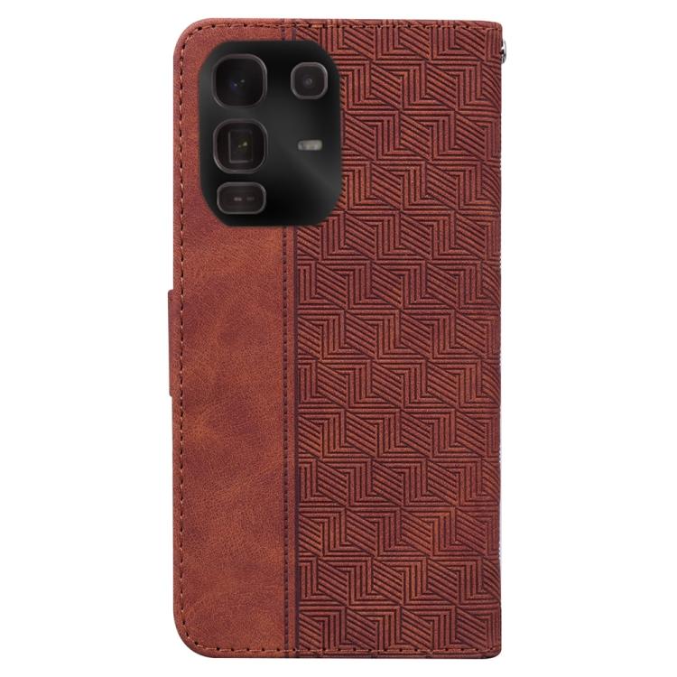 Geometric Embossed Leather Phone Case, For Infinix Note 50 Pro+, For Infinix Note 50 4G / Note 50 Pro 4G, For Infinix Hot 50 Pro 4G, For Infinix Hot 50i / Smart 9, For Infinix Hot 50 Pro+ 4G, For Infinix Hot 50 4G, For Infinix Hot 50 5G                ...