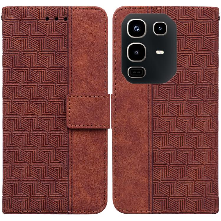 Geometric Embossed Leather Phone Case, For Infinix Note 50 Pro+, For Infinix Note 50 4G / Note 50 Pro 4G, For Infinix Hot 50 Pro 4G, For Infinix Hot 50i / Smart 9, For Infinix Hot 50 Pro+ 4G, For Infinix Hot 50 4G, For Infinix Hot 50 5G                ...