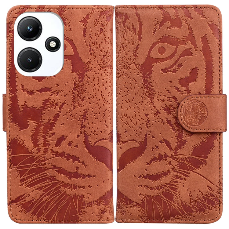 Tiger Embossing Pattern Flip Leather Phone Case, For Infinix Hot 30i, For Infinix Note 30i, For Infinix Note 30 Pro, For Infinix Note 30, For Infinix Note 30 VIP, For Infinix Hot 30 Play, For Infinix Hot 30, For Infinix Smart 7 African