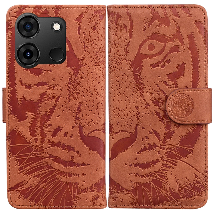Tiger Embossing Pattern Flip Leather Phone Case, For Infinix Note 40 5G, For Infinix GT 20 Pro, For Infinix Note 40 Pro 4G / 5G, For Infinix Note 40 Pro+, For Infinix Note 40 4G, For Infinix Hot 40 / 40 Pro, For Infinix Smart 7 India/7 Plus            ...