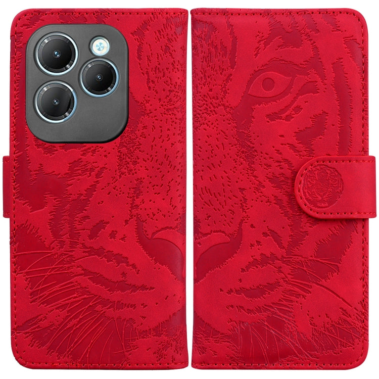 Tiger Embossing Pattern Flip Leather Phone Case, For Infinix Note 40 5G, For Infinix GT 20 Pro, For Infinix Note 40 Pro 4G / 5G, For Infinix Note 40 Pro+, For Infinix Note 40 4G, For Infinix Hot 40 / 40 Pro, For Infinix Smart 7 India/7 Plus            ...