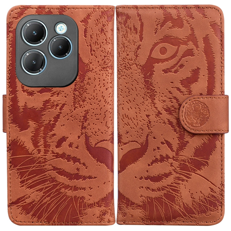 Tiger Embossing Pattern Flip Leather Phone Case, For Infinix Note 40 5G, For Infinix GT 20 Pro, For Infinix Note 40 Pro 4G / 5G, For Infinix Note 40 Pro+, For Infinix Note 40 4G, For Infinix Hot 40 / 40 Pro, For Infinix Smart 7 India/7 Plus            ...
