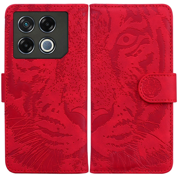Tiger Embossing Pattern Flip Leather Phone Case, For Infinix Note 40 5G, For Infinix GT 20 Pro, For Infinix Note 40 Pro 4G / 5G, For Infinix Note 40 Pro+, For Infinix Note 40 4G, For Infinix Hot 40 / 40 Pro, For Infinix Smart 7 India/7 Plus            ...