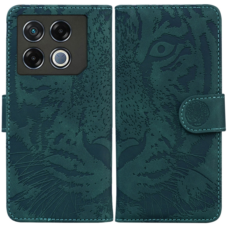 Tiger Embossing Pattern Flip Leather Phone Case, For Infinix Note 40 5G, For Infinix GT 20 Pro, For Infinix Note 40 Pro 4G / 5G, For Infinix Note 40 Pro+, For Infinix Note 40 4G, For Infinix Hot 40 / 40 Pro, For Infinix Smart 7 India/7 Plus            ...
