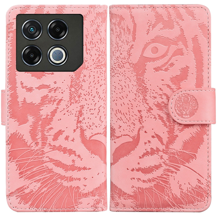 Tiger Embossing Pattern Flip Leather Phone Case, For Infinix Note 40 5G, For Infinix GT 20 Pro, For Infinix Note 40 Pro 4G / 5G, For Infinix Note 40 Pro+, For Infinix Note 40 4G, For Infinix Hot 40 / 40 Pro, For Infinix Smart 7 India/7 Plus            ...