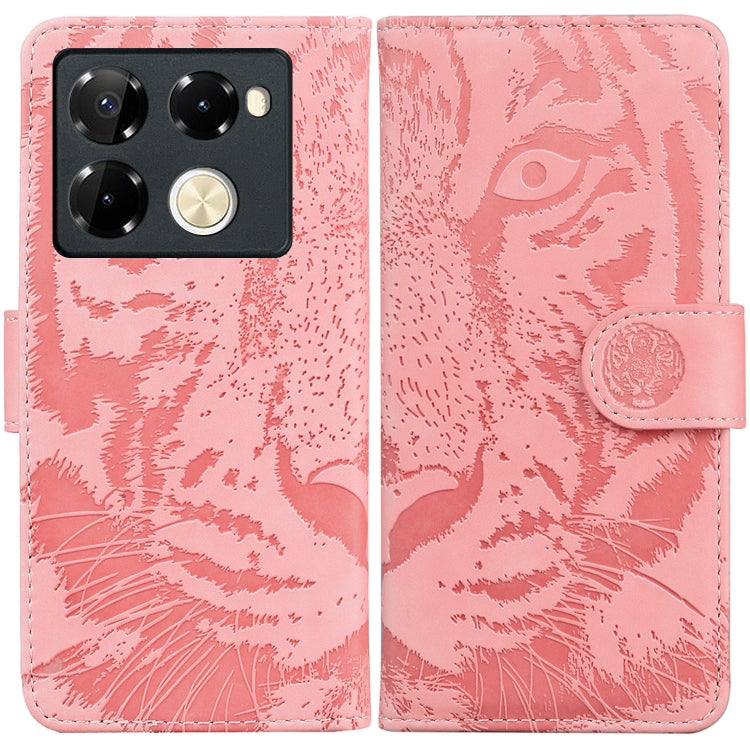 Tiger Embossing Pattern Flip Leather Phone Case, For Infinix Note 40 5G, For Infinix GT 20 Pro, For Infinix Note 40 Pro 4G / 5G, For Infinix Note 40 Pro+, For Infinix Note 40 4G, For Infinix Hot 40 / 40 Pro, For Infinix Smart 7 India/7 Plus            ...