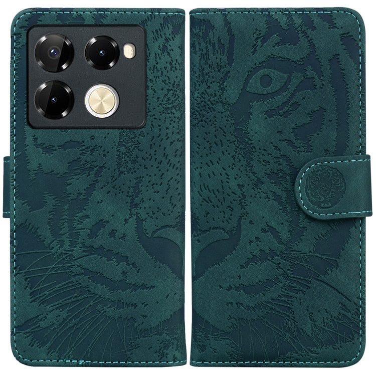 Tiger Embossing Pattern Flip Leather Phone Case, For Infinix Note 40 5G, For Infinix GT 20 Pro, For Infinix Note 40 Pro 4G / 5G, For Infinix Note 40 Pro+, For Infinix Note 40 4G, For Infinix Hot 40 / 40 Pro, For Infinix Smart 7 India/7 Plus            ...