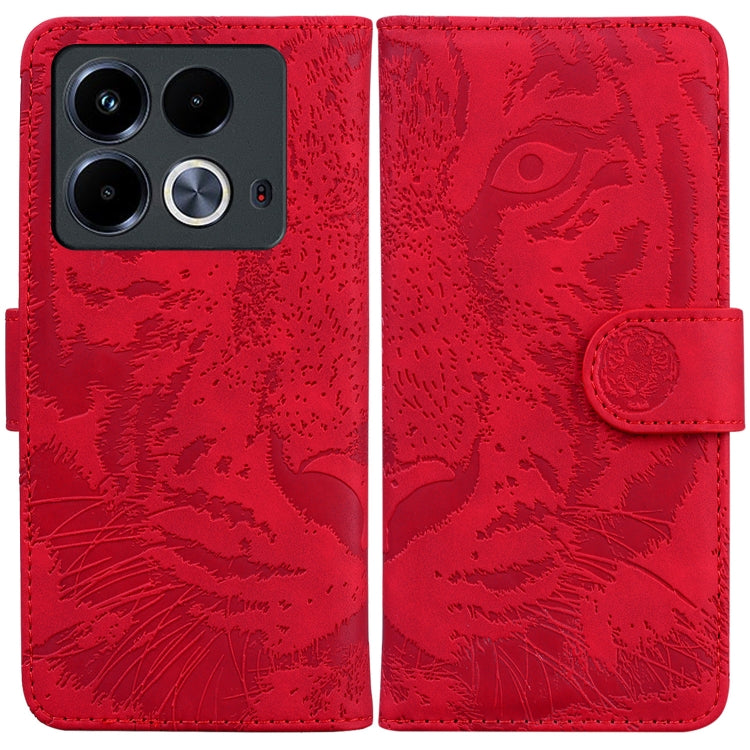 Tiger Embossing Pattern Flip Leather Phone Case, For Infinix Note 40 5G, For Infinix GT 20 Pro, For Infinix Note 40 Pro 4G / 5G, For Infinix Note 40 Pro+, For Infinix Note 40 4G, For Infinix Hot 40 / 40 Pro, For Infinix Smart 7 India/7 Plus            ...