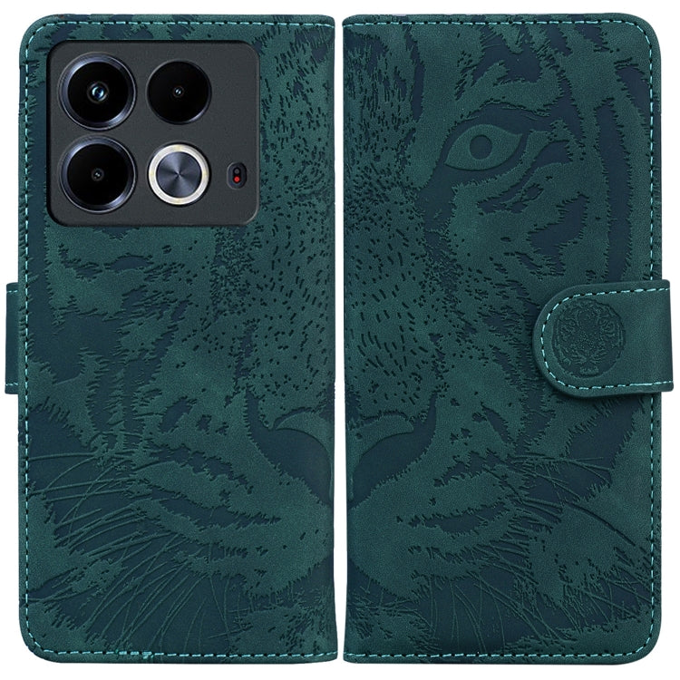 Tiger Embossing Pattern Flip Leather Phone Case, For Infinix Note 40 5G, For Infinix GT 20 Pro, For Infinix Note 40 Pro 4G / 5G, For Infinix Note 40 Pro+, For Infinix Note 40 4G, For Infinix Hot 40 / 40 Pro, For Infinix Smart 7 India/7 Plus            ...