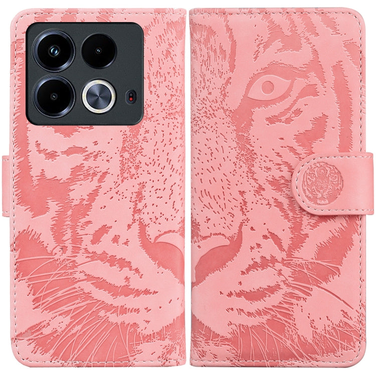 Tiger Embossing Pattern Flip Leather Phone Case, For Infinix Note 40 5G, For Infinix GT 20 Pro, For Infinix Note 40 Pro 4G / 5G, For Infinix Note 40 Pro+, For Infinix Note 40 4G, For Infinix Hot 40 / 40 Pro, For Infinix Smart 7 India/7 Plus            ...