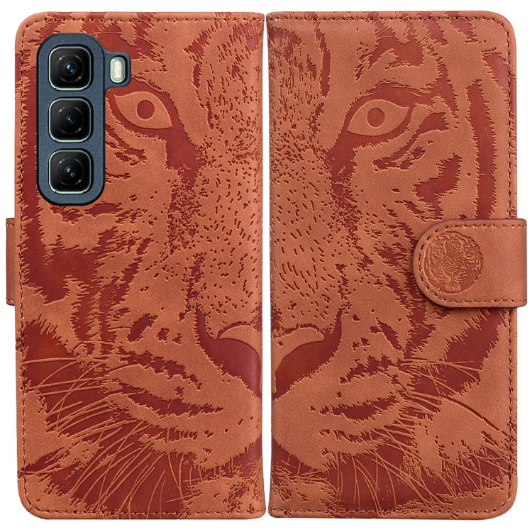Tiger Embossing Pattern Flip Leather Phone Case, For Infinix Note 50 Pro+, For Infinix Note 50 4G / Note 50 Pro 4G, For Infinix Hot 50 Pro 4G, For Infinix Hot 50i / Smart 9, For Infinix Hot 50 Pro+ 4G, For Infinix Hot 50 4G, For Infinix Hot 50 5G      ...
