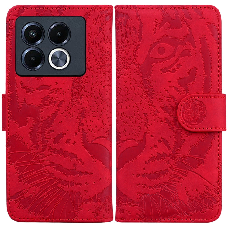Tiger Embossing Pattern Flip Leather Phone Case, For Infinix Note 40 5G, For Infinix GT 20 Pro, For Infinix Note 40 Pro 4G / 5G, For Infinix Note 40 Pro+, For Infinix Note 40 4G, For Infinix Hot 40 / 40 Pro, For Infinix Smart 7 India/7 Plus            ...