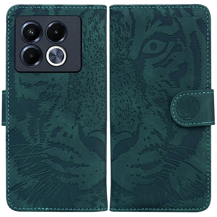 Tiger Embossing Pattern Flip Leather Phone Case, For Infinix Note 40 5G, For Infinix GT 20 Pro, For Infinix Note 40 Pro 4G / 5G, For Infinix Note 40 Pro+, For Infinix Note 40 4G, For Infinix Hot 40 / 40 Pro, For Infinix Smart 7 India/7 Plus            ...