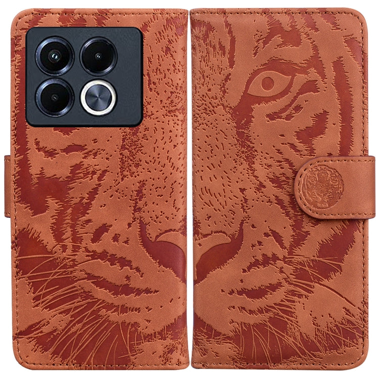 Tiger Embossing Pattern Flip Leather Phone Case, For Infinix Note 40 5G, For Infinix GT 20 Pro, For Infinix Note 40 Pro 4G / 5G, For Infinix Note 40 Pro+, For Infinix Note 40 4G, For Infinix Hot 40 / 40 Pro, For Infinix Smart 7 India/7 Plus            ...
