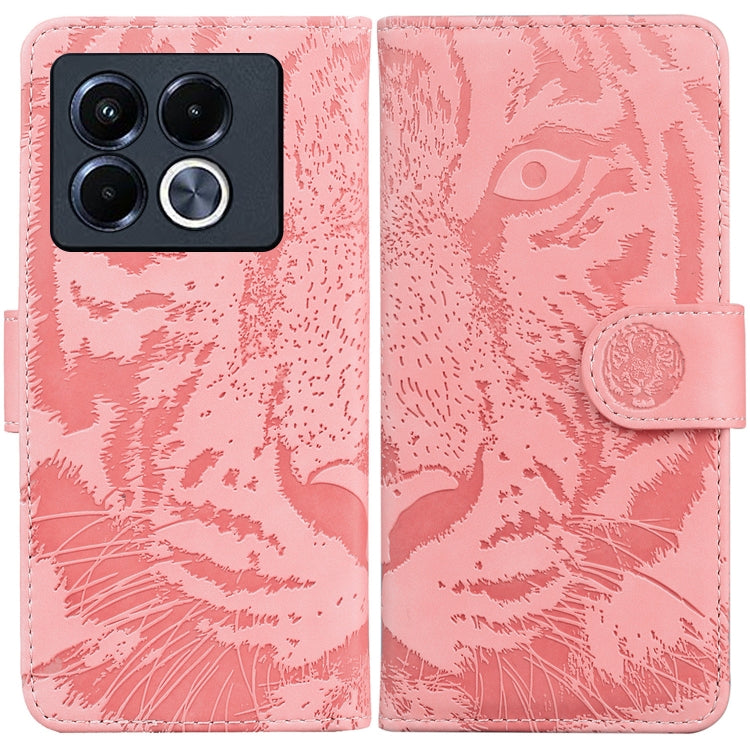 Tiger Embossing Pattern Flip Leather Phone Case, For Infinix Note 40 5G, For Infinix GT 20 Pro, For Infinix Note 40 Pro 4G / 5G, For Infinix Note 40 Pro+, For Infinix Note 40 4G, For Infinix Hot 40 / 40 Pro, For Infinix Smart 7 India/7 Plus            ...
