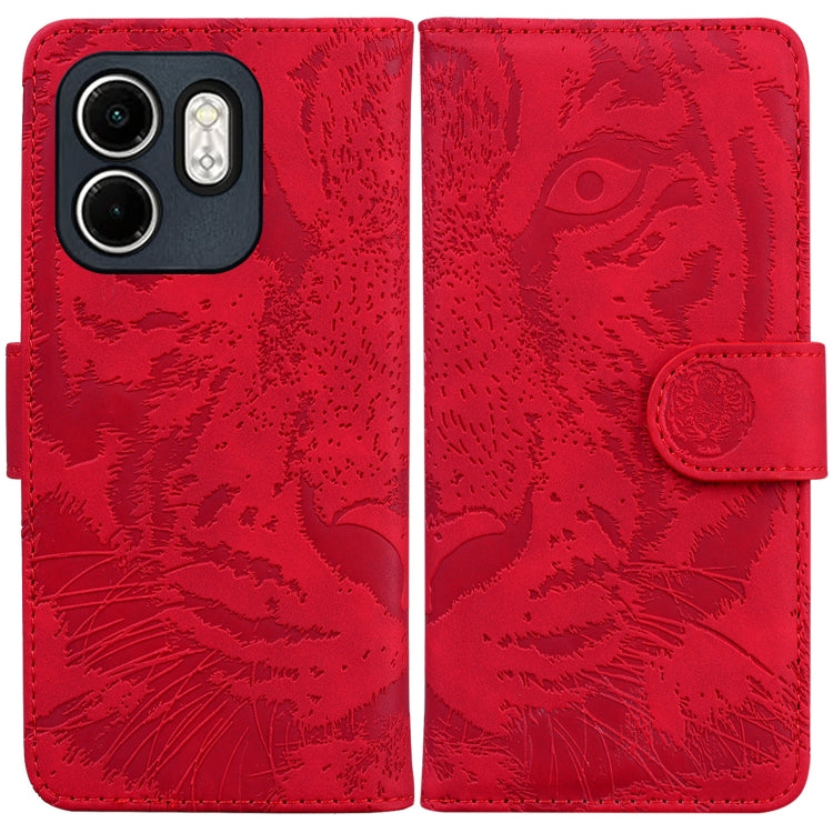 Tiger Embossing Pattern Flip Leather Phone Case, For Infinix Note 50 Pro+, For Infinix Note 50 4G / Note 50 Pro 4G, For Infinix Hot 50 Pro 4G, For Infinix Hot 50i / Smart 9, For Infinix Hot 50 Pro+ 4G, For Infinix Hot 50 4G, For Infinix Hot 50 5G      ...