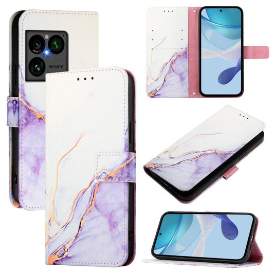 PT003 Marble Pattern Flip Leather Phone Case, For Sony Xperia 1 VIII, For Sony Xperia 10 VI, For Sony Xperia 1 VI, For Sony Xperia 5 VI, For Sony Xperia 5 V, For Sony Xperia 1 V, For Sony Xperia 10 V, For Sony Xperia 10 IV