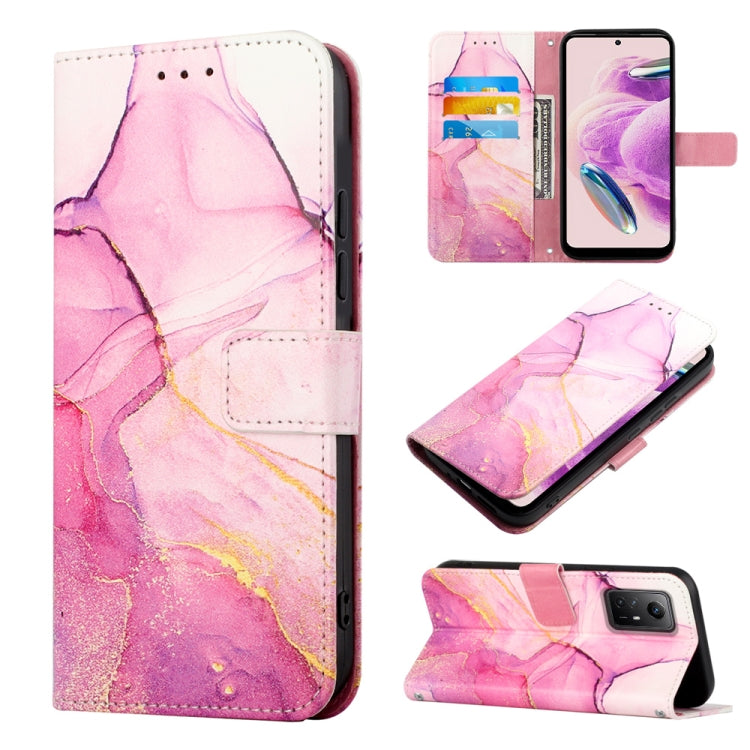 PT003 Marble Pattern Flip Leather Phone Case, For Xiaomi Redmi Note 12S 4G Global, For Xiaomi 13T, For Xiaomi Poco F5 5G/Redmi Note 12 Turbo, For Xiaomi Poco F5 Pro 5G/Redmi K60
