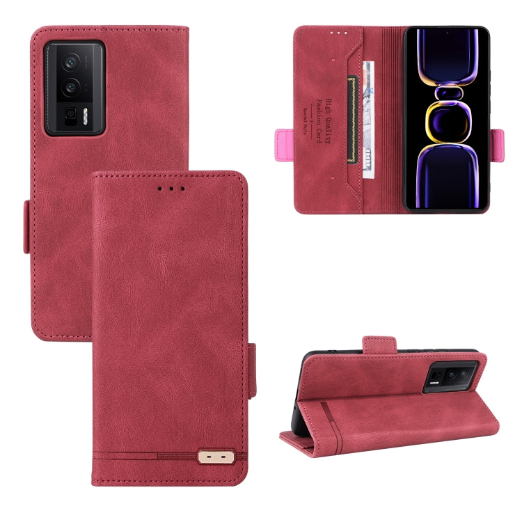 Magnetic Clasp Leather Phone Case, For Xiaomi Redmi Note 13 Pro 5G, For Xiaomi Redmi 12 4G Foreign / 5G, For Xiaomi Redmi 12 4G, For Xiaomi Poco F5 Pro / Redmi K60, For Xiaomi Redmi Note 12S 4G, For Xiaomi Redmi Note 12 4G