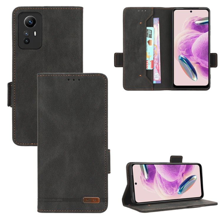 Magnetic Clasp Leather Phone Case, For Xiaomi Redmi Note 13 Pro 5G, For Xiaomi Redmi 12 4G Foreign / 5G, For Xiaomi Redmi 12 4G, For Xiaomi Poco F5 Pro / Redmi K60, For Xiaomi Redmi Note 12S 4G, For Xiaomi Redmi Note 12 4G