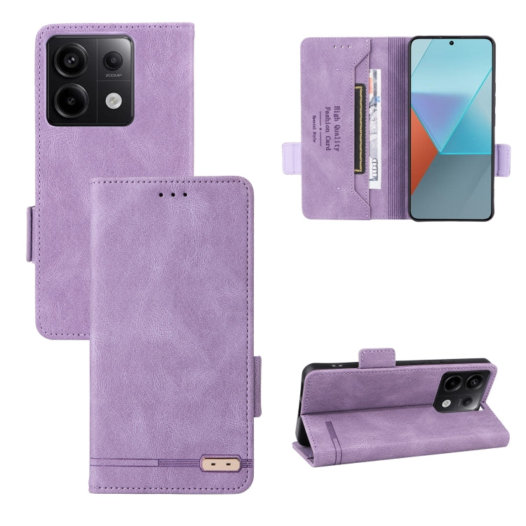 Magnetic Clasp Leather Phone Case, For Xiaomi Redmi Note 13 Pro 5G, For Xiaomi Redmi 12 4G Foreign / 5G, For Xiaomi Redmi 12 4G, For Xiaomi Poco F5 Pro / Redmi K60, For Xiaomi Redmi Note 12S 4G, For Xiaomi Redmi Note 12 4G