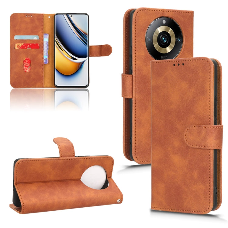 Skin Feel Magnetic Flip Leather Phone Case, For Realme 11 5G / 11X 5G, For Realme C53 4G, For Realme 11, For Realme 11 Pro / 11 Pro+, For Realme C65 4G