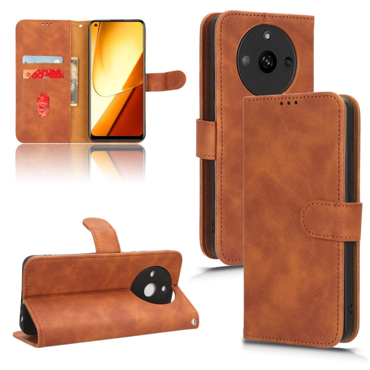 Skin Feel Magnetic Flip Leather Phone Case, For Realme C67 4G, For Realme 11 5G / 11X 5G, For Realme C53 4G, For Realme 11, For Realme 11 Pro / 11 Pro+, For Realme C65 4G