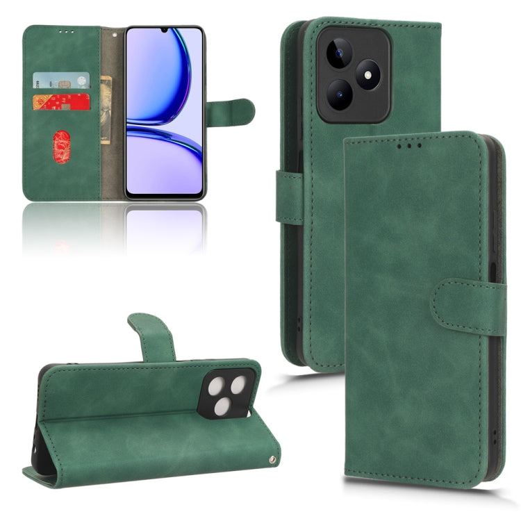 Skin Feel Magnetic Flip Leather Phone Case, For Realme 11 5G / 11X 5G, For Realme C53 4G, For Realme 11, For Realme 11 Pro / 11 Pro+, For Realme C65 4G