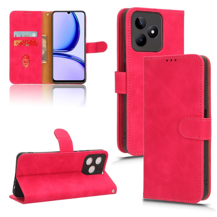 Skin Feel Magnetic Flip Leather Phone Case, For Realme 11 5G / 11X 5G, For Realme C53 4G, For Realme 11, For Realme 11 Pro / 11 Pro+, For Realme C65 4G