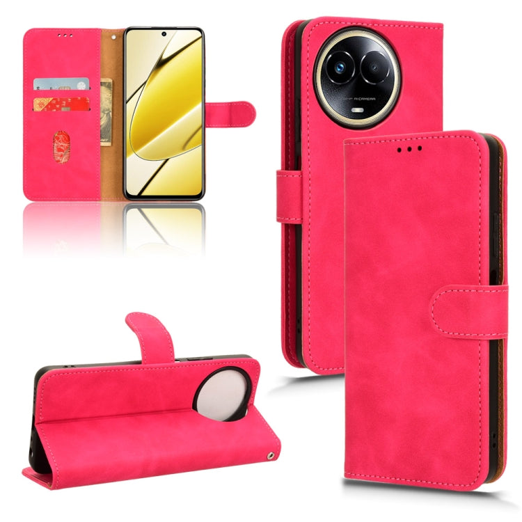 Skin Feel Magnetic Flip Leather Phone Case, For Realme 11 5G / 11X 5G, For Realme C53 4G, For Realme 11, For Realme 11 Pro / 11 Pro+, For Realme C65 4G