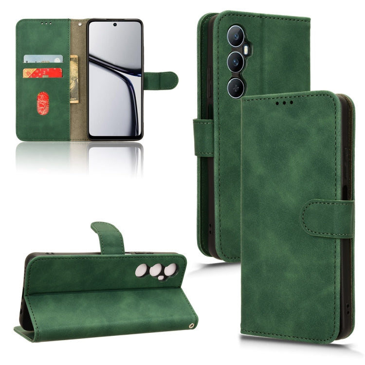 Skin Feel Magnetic Flip Leather Phone Case, For Realme 11 5G / 11X 5G, For Realme C53 4G, For Realme 11, For Realme 11 Pro / 11 Pro+, For Realme C65 4G