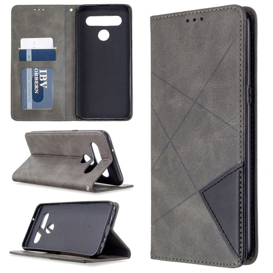 Rhombus Texture Horizontal Flip Magnetic Leather Case with Holder & Card Slots & Wallet, For LG K61, For Nokia 1.3