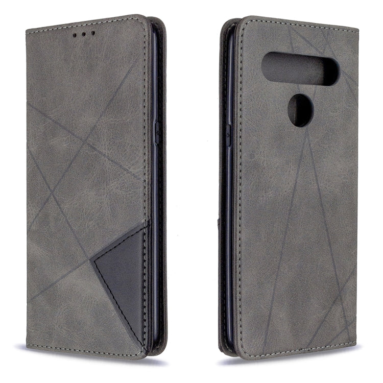 Rhombus Texture Horizontal Flip Magnetic Leather Case with Holder & Card Slots & Wallet, For LG K61, For Nokia 1.3